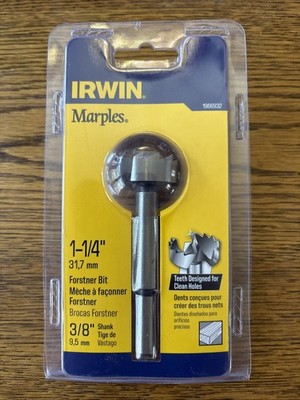 Irwin Tools 1966932 Irwin Marples Wood Drilling Forstner Bit 1-1/4  Diameter