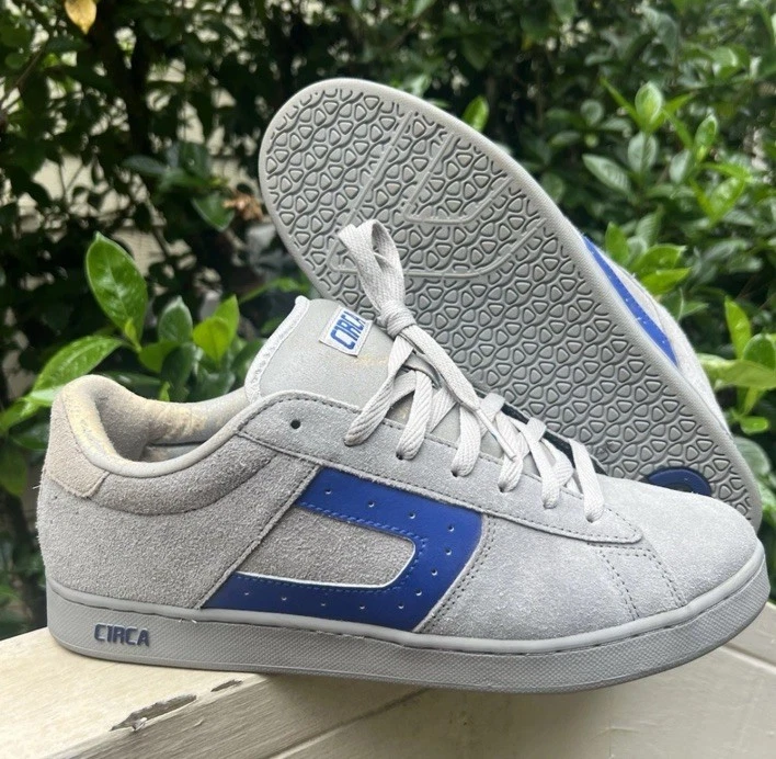 Zapatos de Skate Hinchados Circa CX105 OG Gris Azul Gamuza Muska Talla 12 De Colección Años 2000 Foto 4 de 4