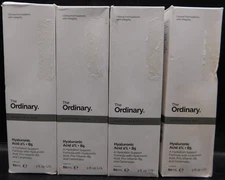Lot Of 4 The Ordinary Hyaluronic Acid 2%+B5 Face Serum 2Fl Oz Ea New & Unused
