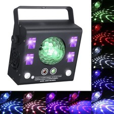New 4 in 1 Mixed LED Light Party DJ Disco Lights Effect Pattern Strobe Light