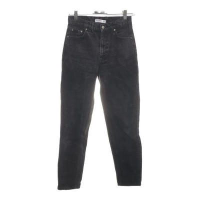 Pull & Bear, Jeans, Größe: 34, Schwarz, Baumwolle, Einfarbig, Denim, Damen #UDm
