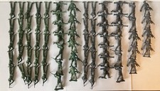 LOT of 70 Vintage MPC 1970's Green and Grey Army Men 2" 1960s