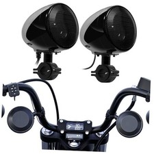 Bluetooth Motorcycle Speakers, Waterproof Speakers for Motorcycle - AN4 Black