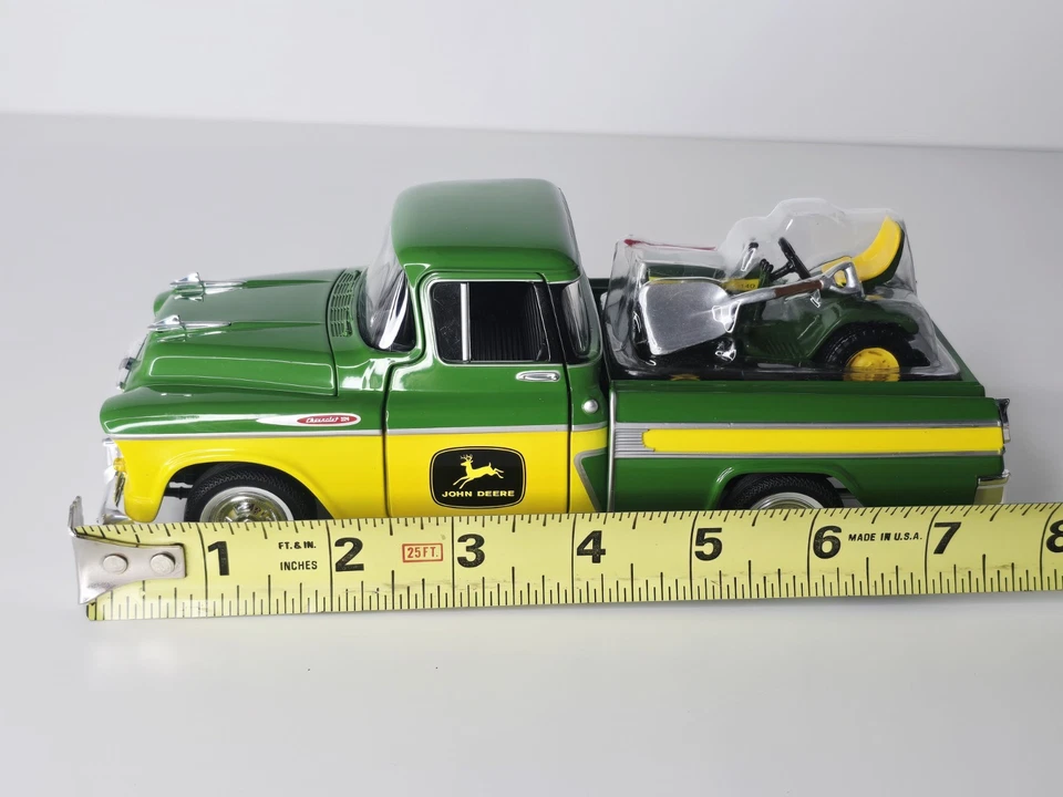 SpecCast - John Deere - 1957 Chevy Pickup & Lawn Tractor - 1:25 Diecast - Image 2 of 4