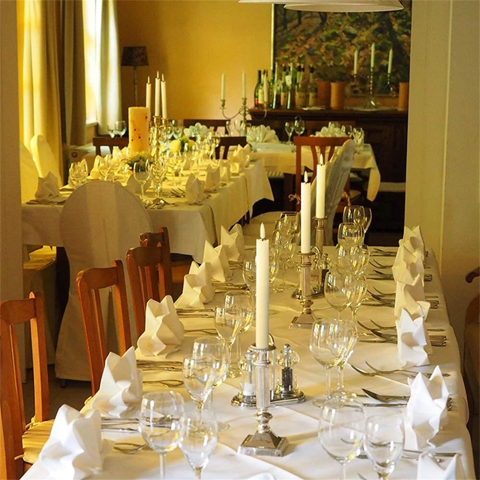 6 Stück Flammenlose Flackernde LED Teelichter Kerzen mit Timer Fernbedienung - Bild 3 von 4