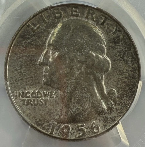 1956 Washington Quarter PCGS MS65 Purple Core Trader Bea Exact Coin Imaged