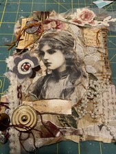 Scrap Paper Junk Journals Mixed Media Ephemera Handmade Collage Fodder