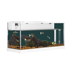 Lidzopas Fish Tank, Rectangular Aquarium Tank Clear Acrylic Aquarium Tank Top C