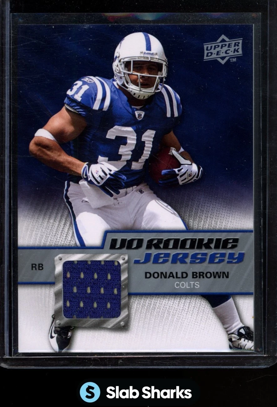 Donald Brown trading card