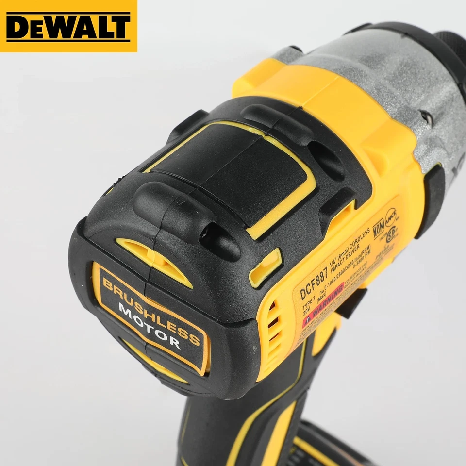 DEWALT DCD887 / DCF887 20V Brushless 3-Speed Impact Driver / Drill - Image 4 of 4