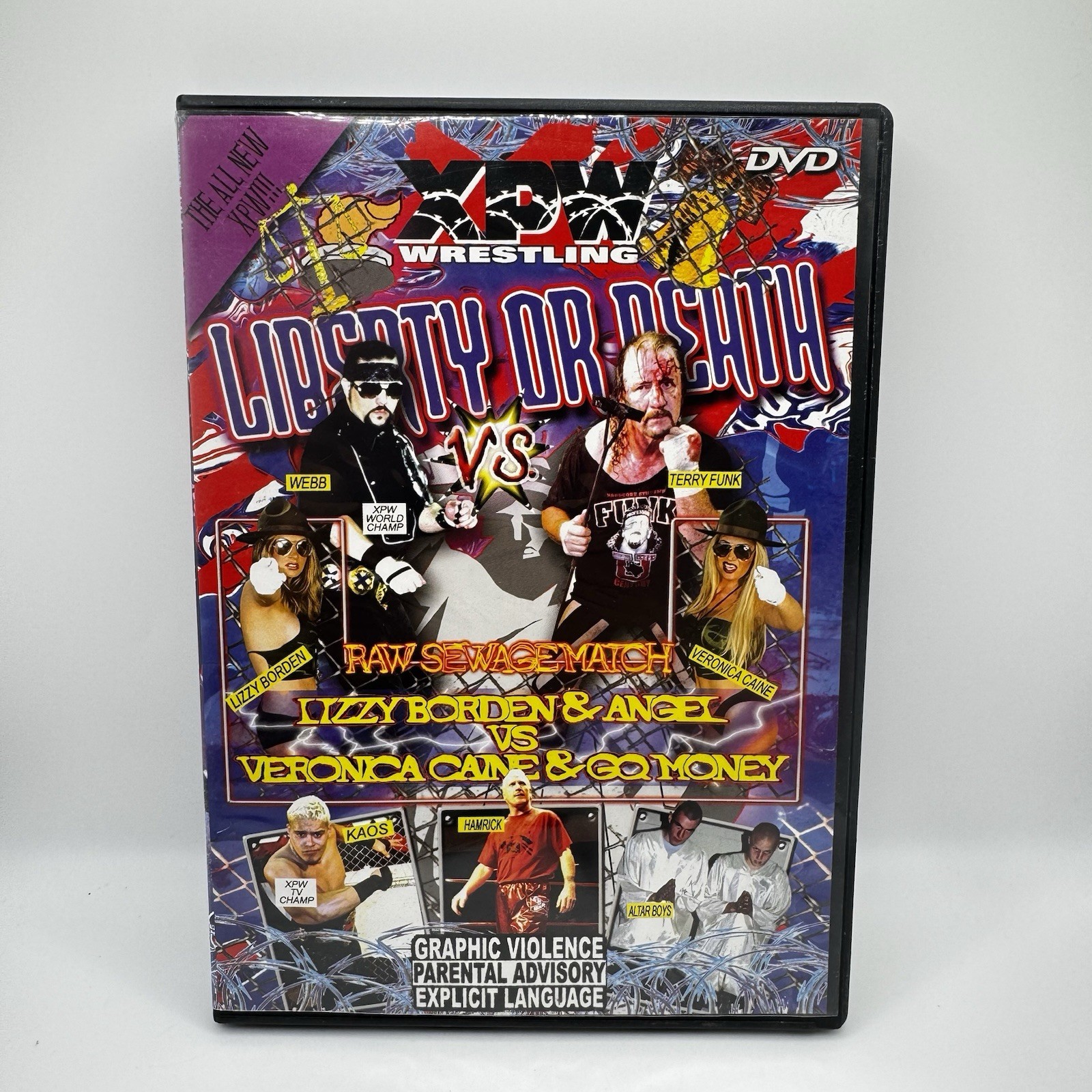 XPW Wrestling - Liberty or Death (DVD, 2003) Deathmatch CZW GCW