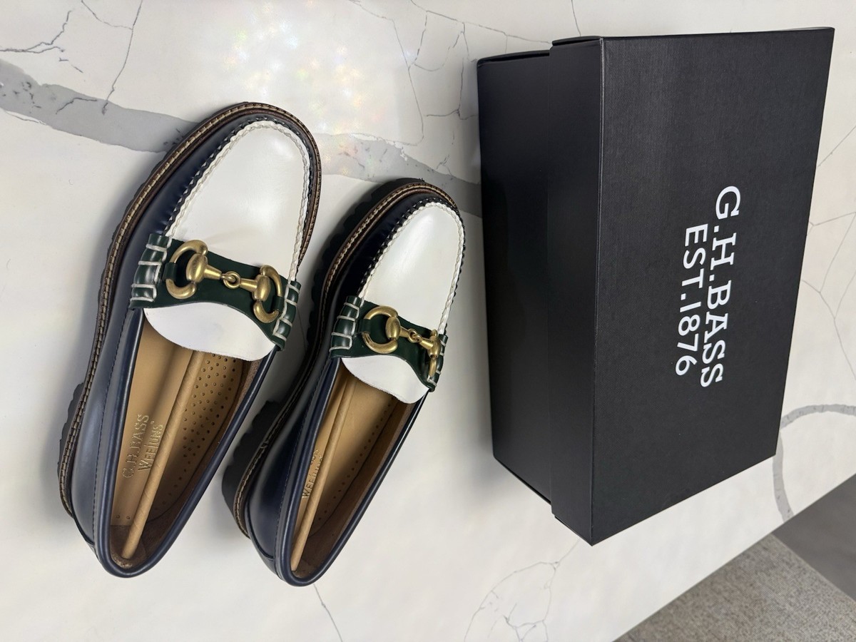 GH BASS - MULTI COLORS - Horse Bit loafers 7 M US MENS | eBay display picture 1