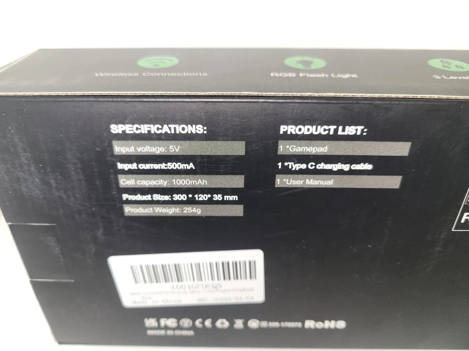 JC200 Wireless Gamepad for Nintendo Switch | Switch OLED models - Open Box - Image 3 of 4