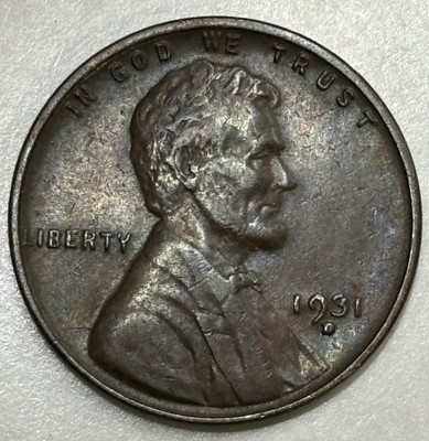 1931 D Lincoln Wheat Penny Cent VF+/XF X-241