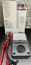 Gardner Bender GMT-318 Analog Multimeter, 14 Range, 6 Function, AC / DC Volt,