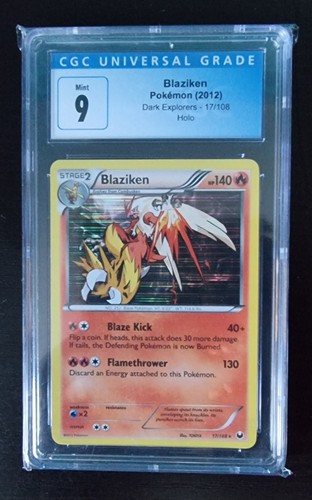 Blaziken graded CGC 9 for sale on eBay