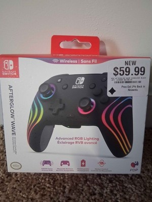 PDP - Afterglow Wave Wireless RGB Gaming Controller for Nintendo Switch, Nint...