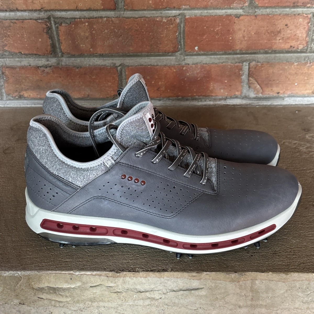 ECCO Men's Cool18 GTX Golf Shoes Size 43 Gray Waterproof GoreTex