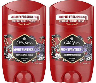 Old Spice NIGHTPANTHER Deodorant Deo Stick 48h Deostick ohne Aluminium 2x 50ml 