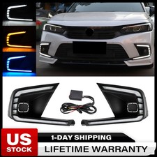 Conjunto de luces antiniebla DRL para Honda Civic 2022 2023 2024 11ª generación hatchback sedán