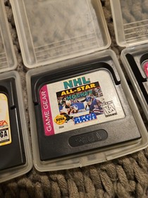 Sega Game Gear 6 Game Lot w/ Cases NHL 95 NFL 95 FIFA NBA Jam Senna Baseball