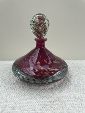 Ancien flacon en verre signé Raymond Branlé maitre verrier