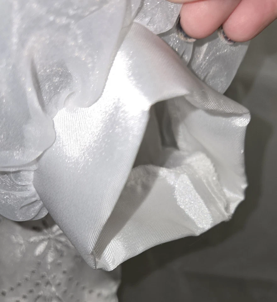 Vestido feminino New York Bonnie Jean comunhão branca/florista tamanho 12 - Imagem 4 de 4