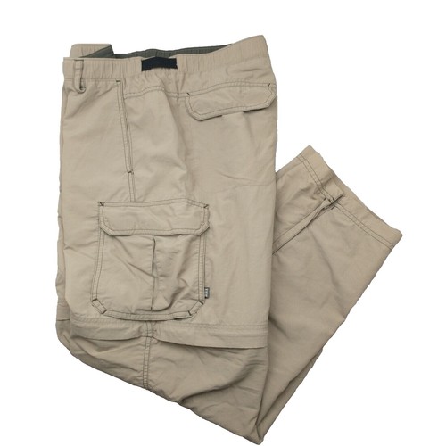 Pantalon Cargo REI Homme Taille 32x30 Gris, Nylon Léger – état TB