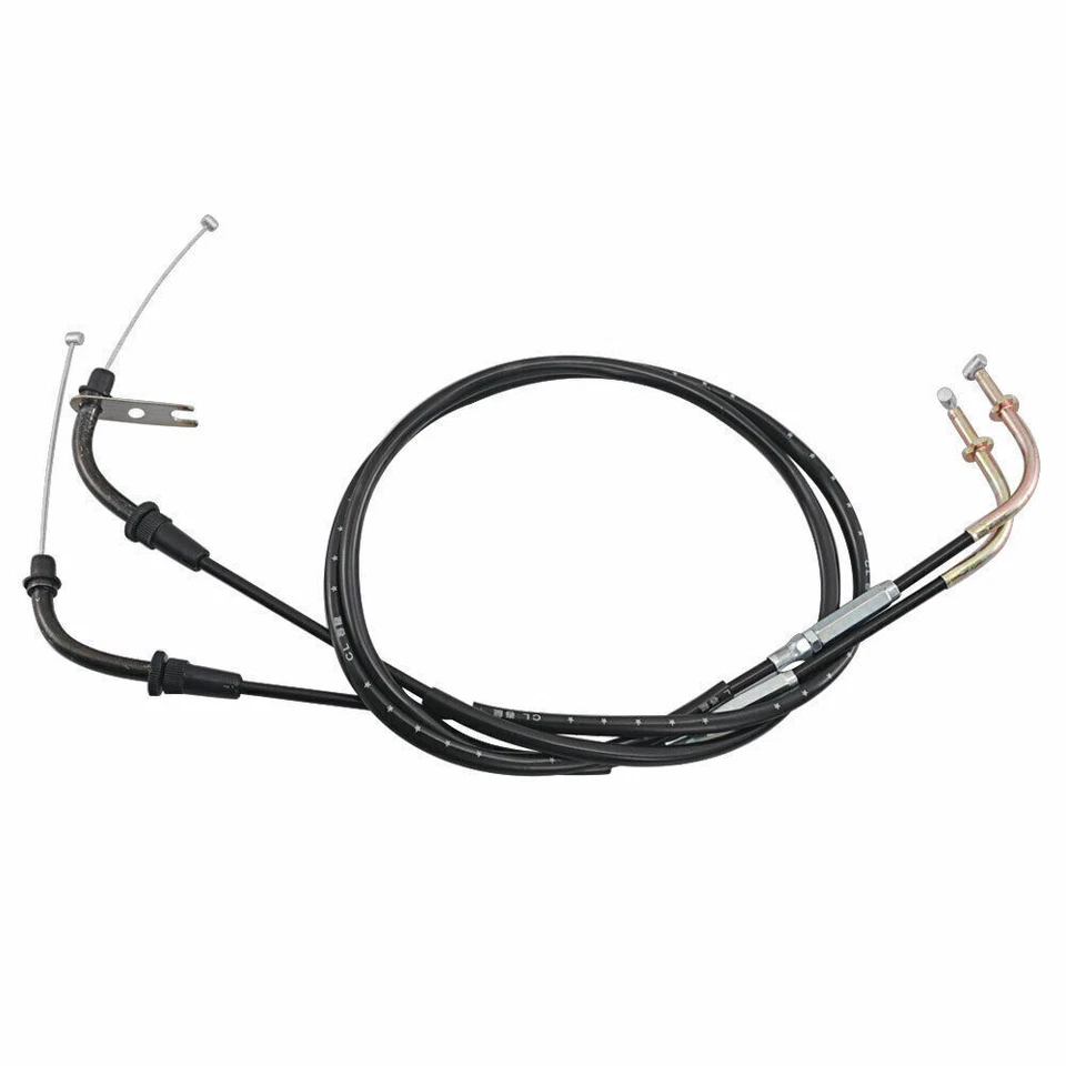 Cable de acelerador negro 2x para Kawasaki VULCAN 900 VN900 CLASSIC/LT 2006-2016 2017 Foto 4 de 4