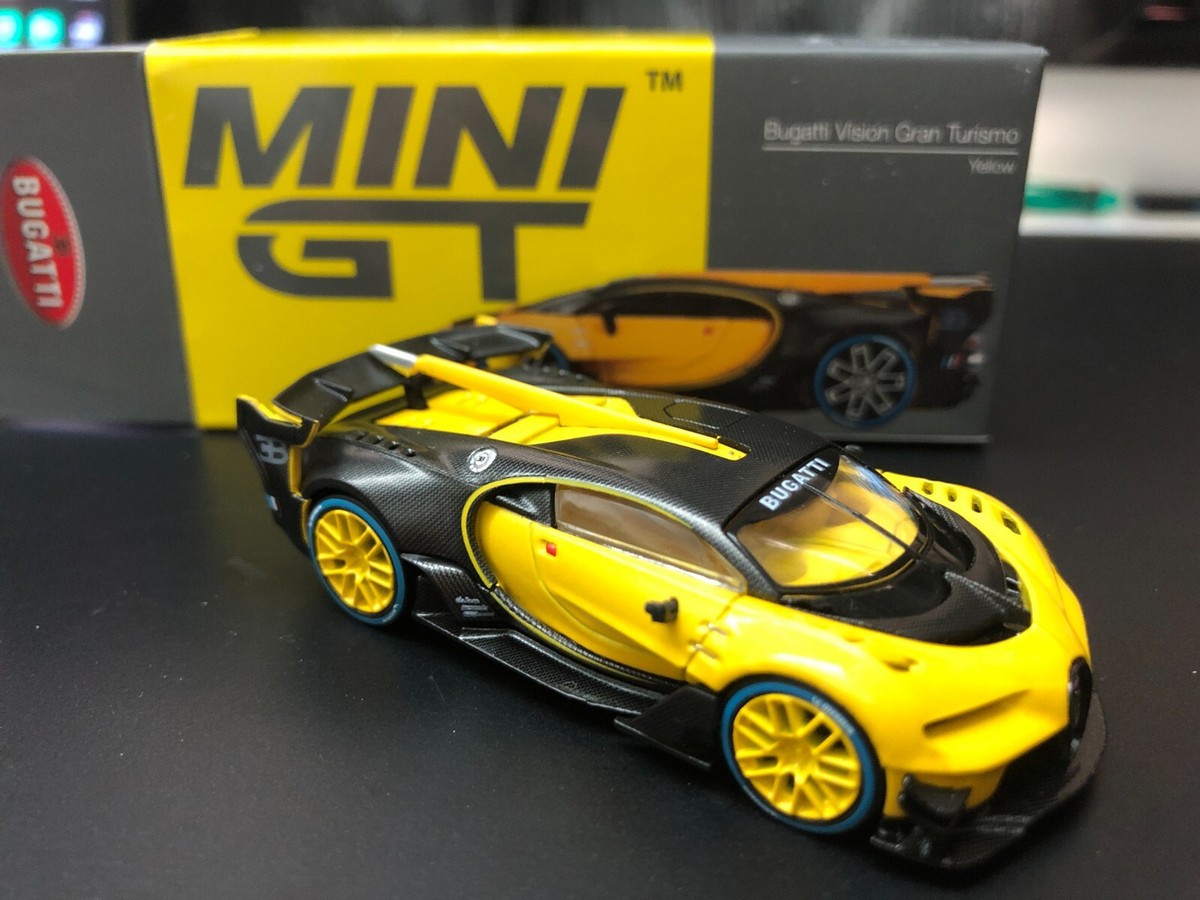 MINI GT 317 chase (opened) Bugatti Vision Gran Turismo