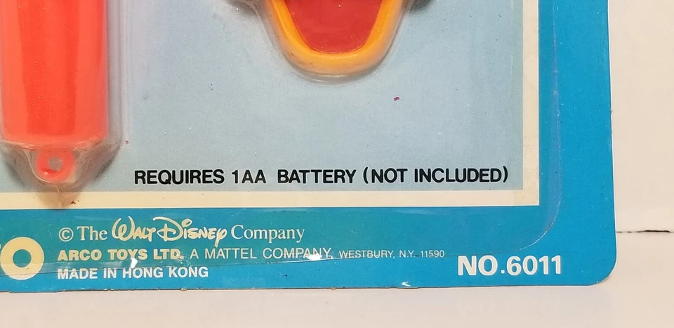 Vintage 1980 Disney Pato Donald Iluminar Cara Divertida Sellada de Fábrica Arco Toys 6011 Foto 4 de 4