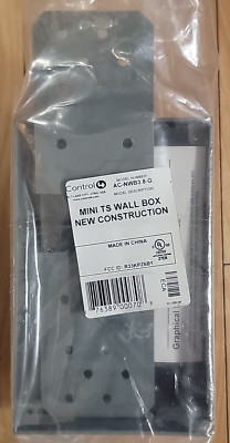 Control4 Box AC-NWB3.8G Mini TS Wall Box Plastic Construction Complete NEW