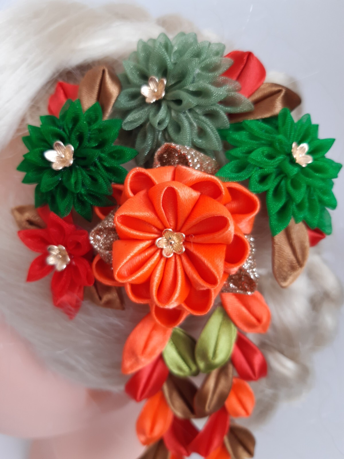 NET TOYS Rosen Haarblüte – Blaue Blumenspange Aus Polyester, Haaraccessoire Für Strand & Party
