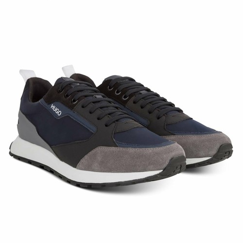 Hugo Icelin Trainers, Navy Blue