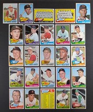 1965 Topps Baseball Starter Set 25 Cards Tony Kubek