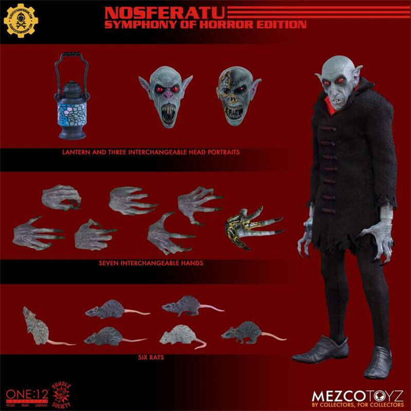 Mezco Toyz Nosferatu Symphony Of Horror Edition Painted Mezco Toyz Nosferatu Symphony Of Horror Edition Painted