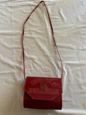 Vintage Georgia Bulldogs Purse Red Leather UGA Football - Perfect for Gameday