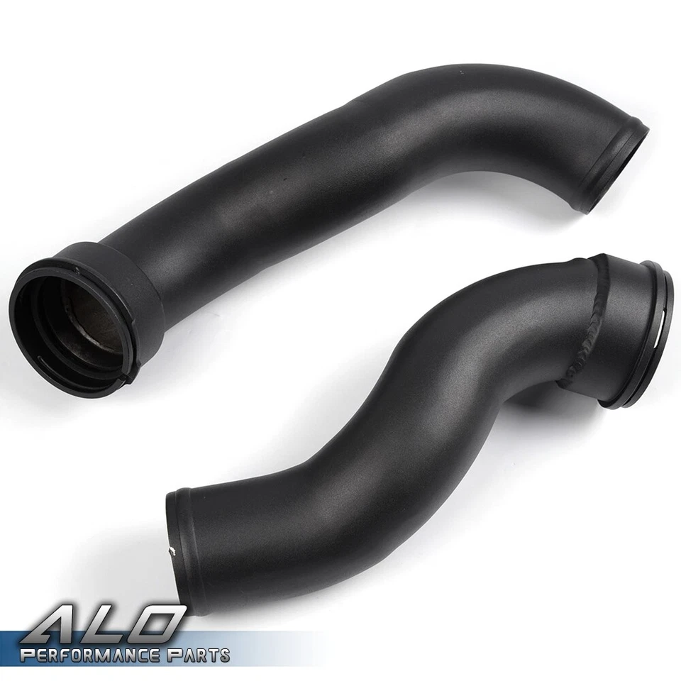 New Fit For Benz W212 E200 / E250 Aluminum Air Intake Hose Black + Clamps Kit - Image 2 of 4