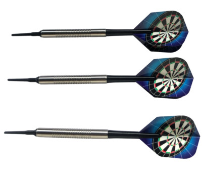 3 Dartpfeile Profi Softdart mit 90% Tungsten Barrel Griffstück je 18 gramm Darts