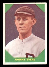 1960 Fleer Baseball Greats Baseball #57 Johnny Evers EX *e2