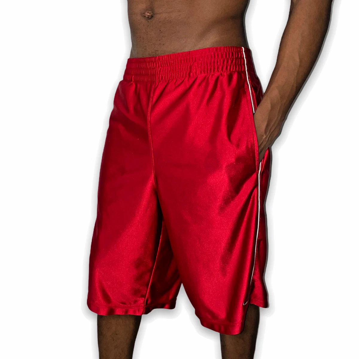 Shiny basketball shorts sale