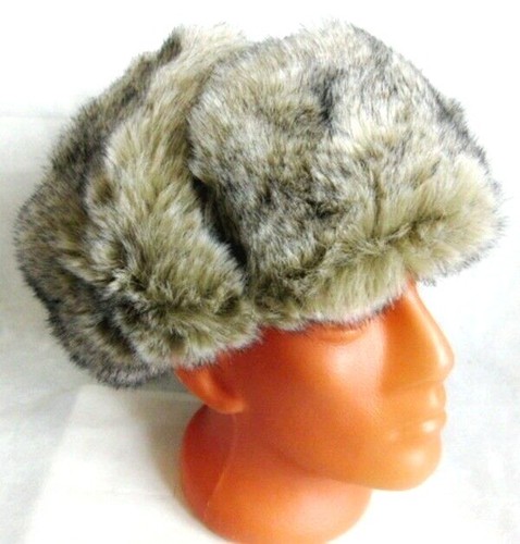 Russian Faux Wolf Fur Ushanka Quality 