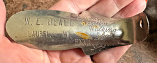 Vintage Advertising Shoe Horn W E Beall Laurel MO Enna Jetticks Walking Shoe