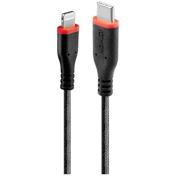 LINDY 31286  Cavo USB USB 2.0 Connettore Apple Lightning, Spina USB-C® 1.00 m Ne