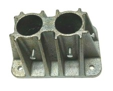 Double Socket Mounting Base 2HER8A Includes 3/8 Inch Dia Mounting Holes