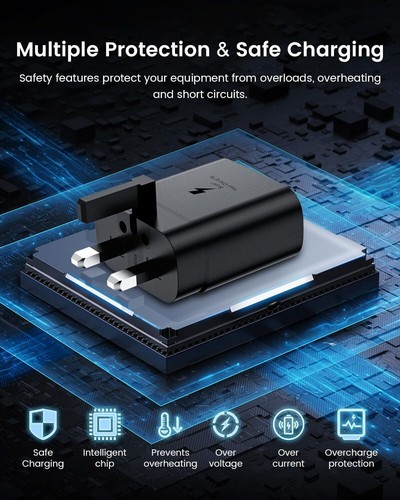 45W Super Fast Charger for Samsung Galaxy S24/S10/S23/Note20/S22/S21/Note10 - Picture 14 of 20