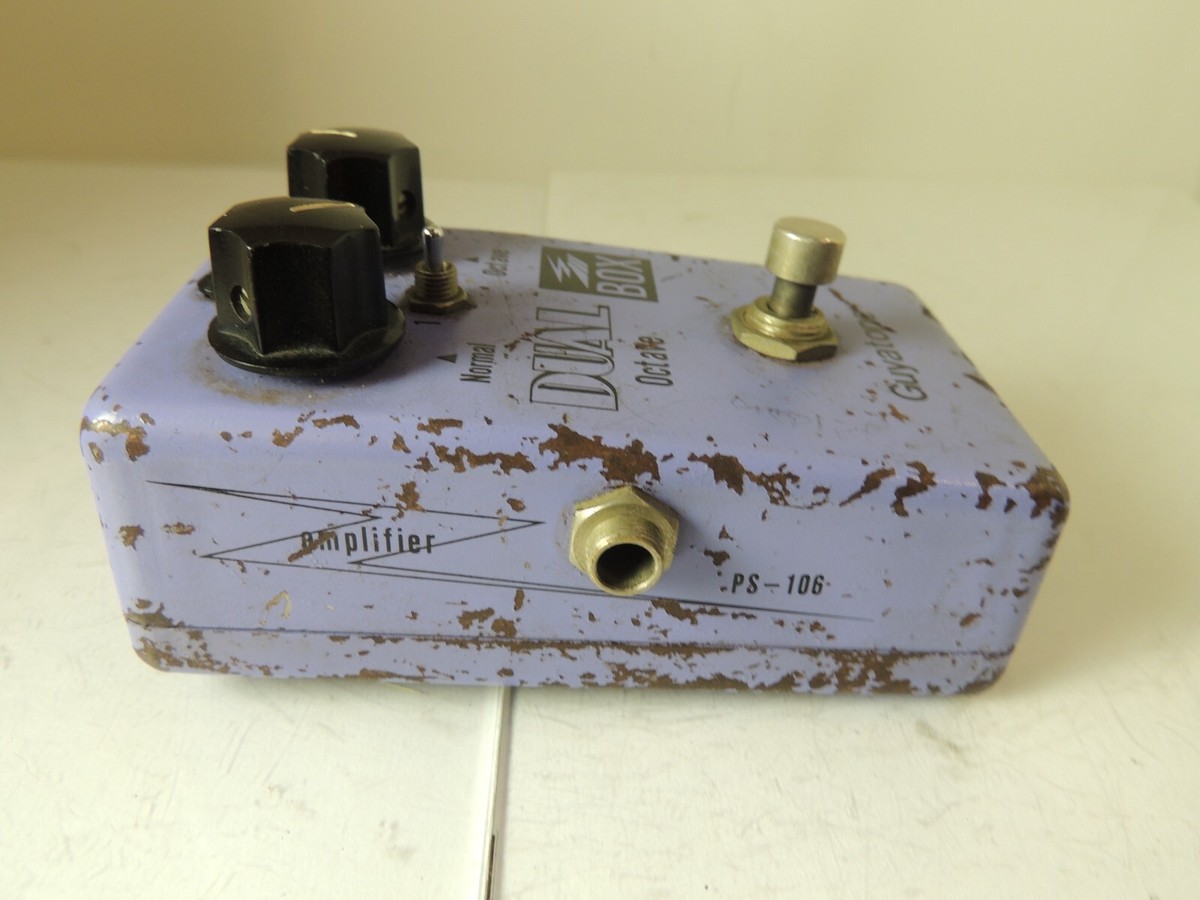 Vintage Guyatone PS-106 Dual Box Octave Fuzz Effects Pedal Free