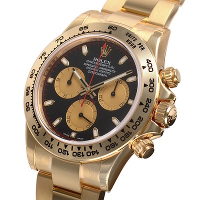 Rolex Daytona 116508 Yellow Gold Oyster Black Paul Newman Dial 40mm Watch |  eBay