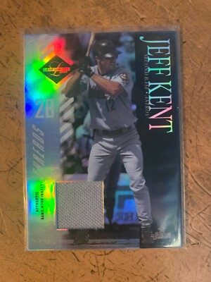2003 Leaf Limited Threads Prime #21 Jeff Kent Astros - Serial #'d 25/25