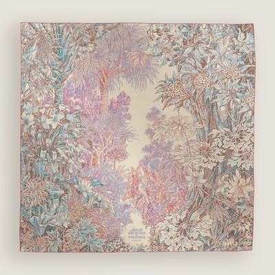 NEW HERMES  All'Orto Botanico di Palermo cashmere 140 Scarf Shawl